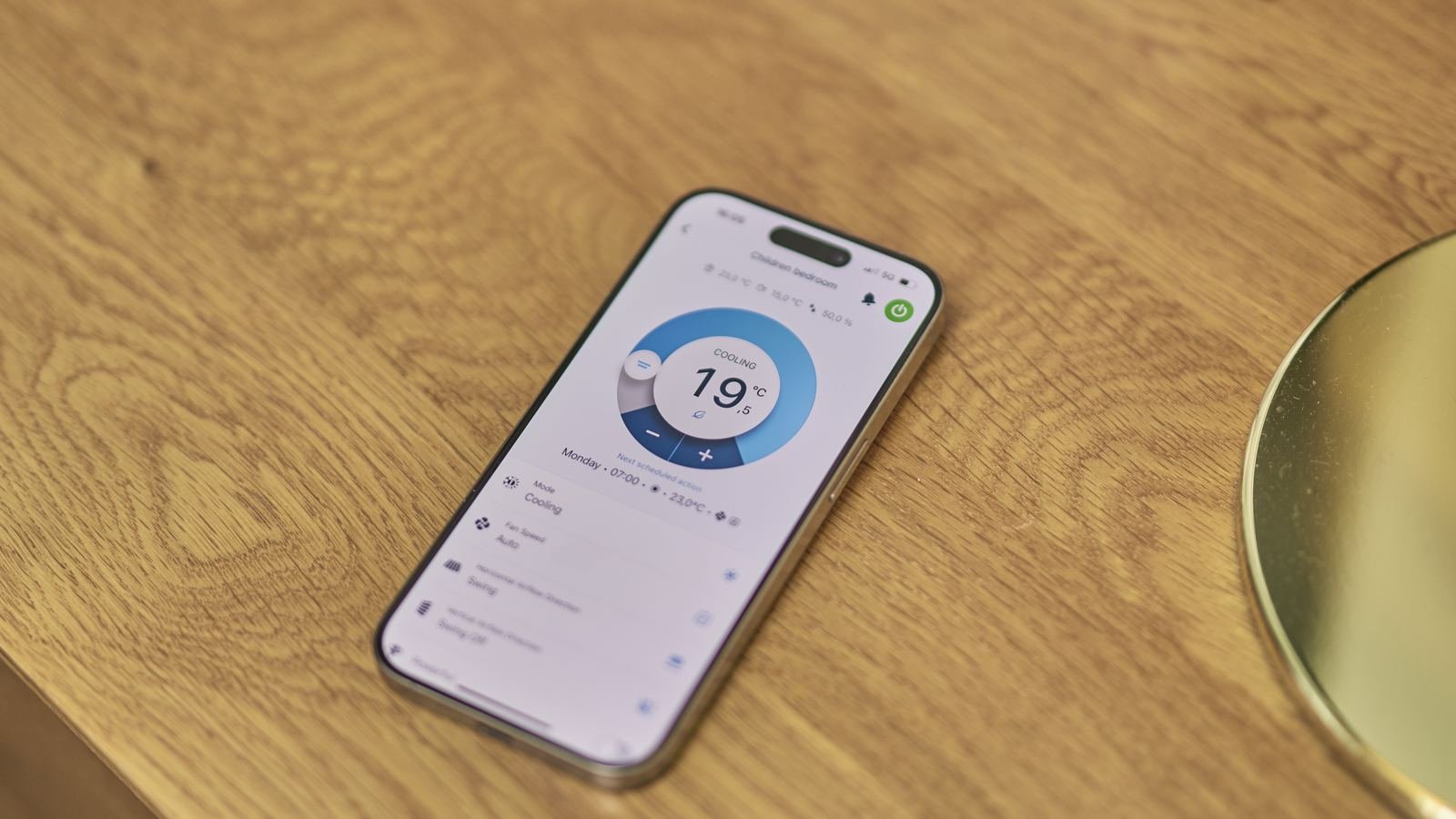 Bediening van de Daikin airco via de app