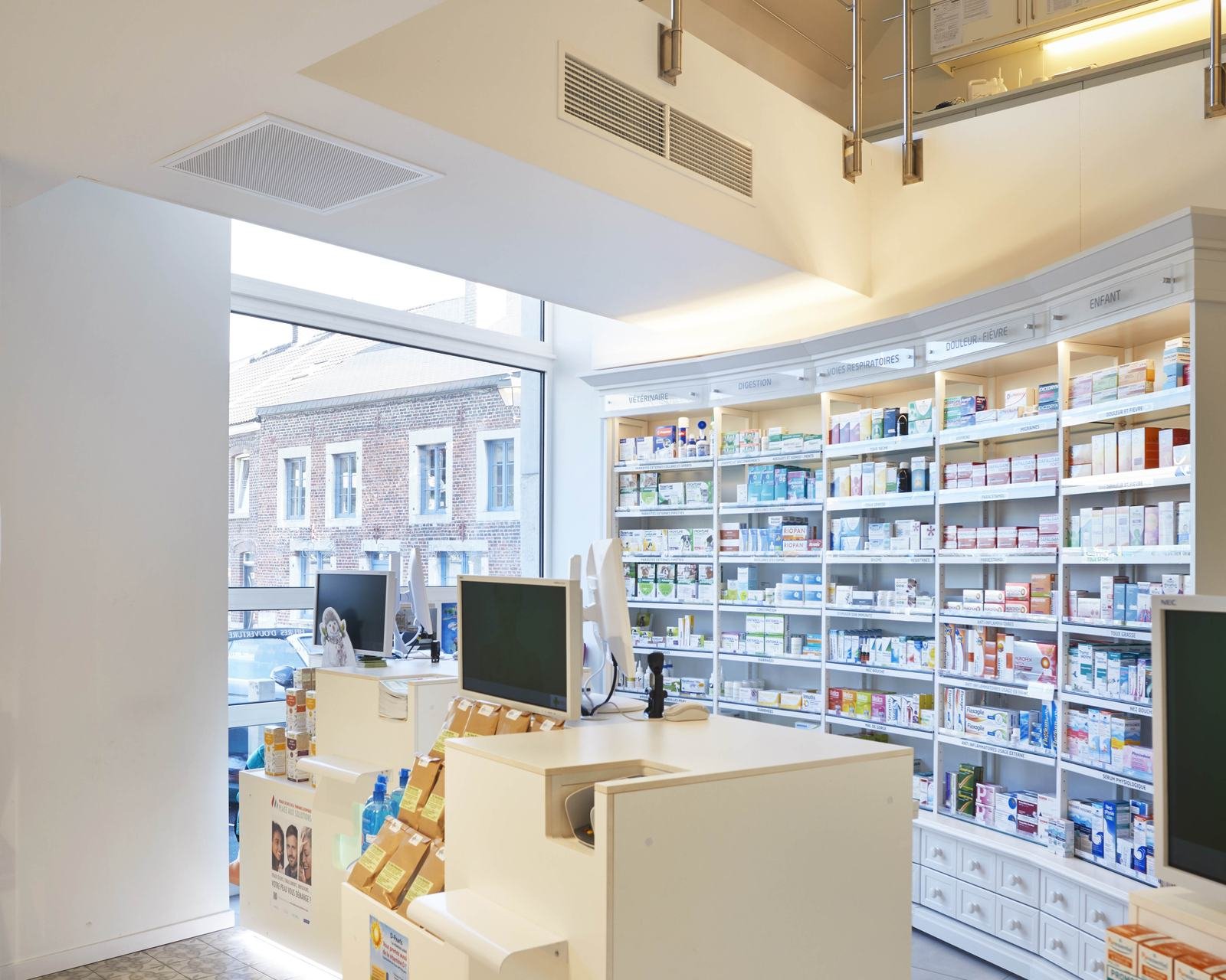 Klimaatbeheersing in een apotheek